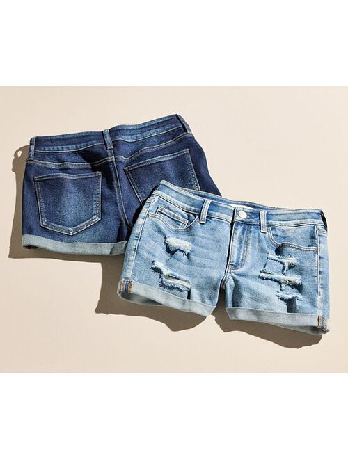 Juniors' SO Low-Rise Shortie Shorts