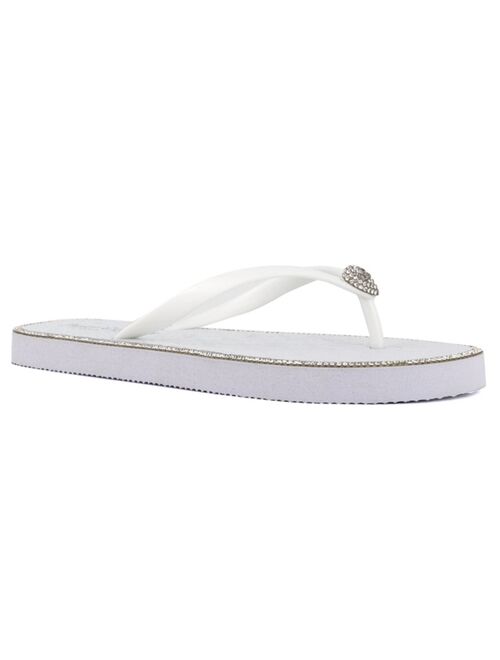 Juicy Couture Women's Skylah Slip-on Flip Flops