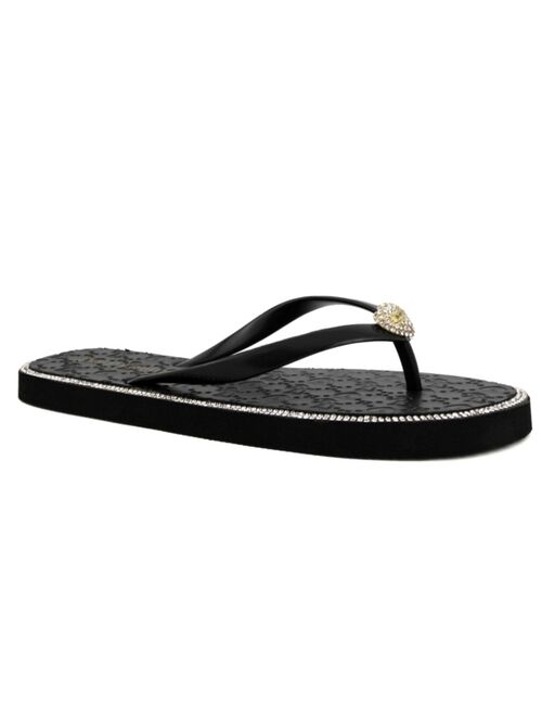 Juicy Couture Women's Skylah Slip-on Flip Flops