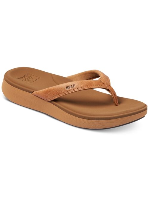 REEF Women's Cushion Cloud Slip On Thong Platform Sandals