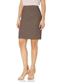 Women's Petite Lux Straight Skirt