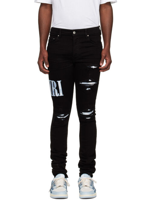 AMIRI Black Tie-Dye Core Jeans