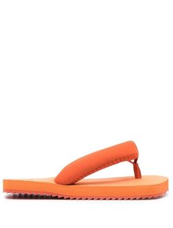 YUME YUME chunky square-toe flip-flops