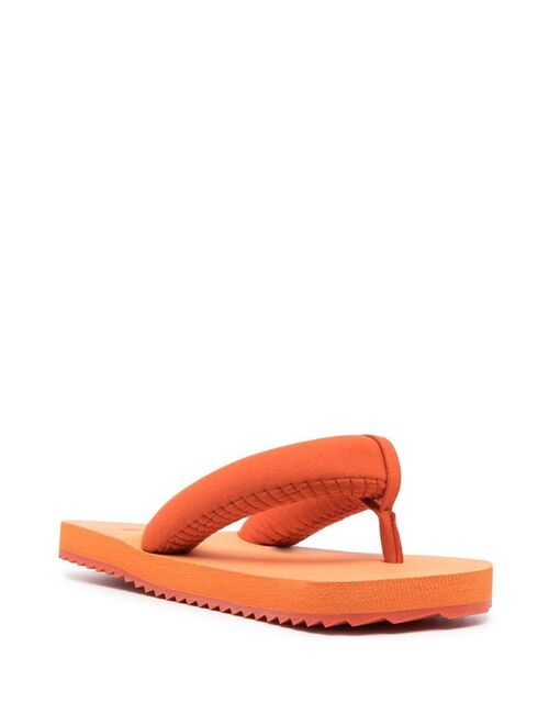 YUME YUME chunky square-toe flip-flops