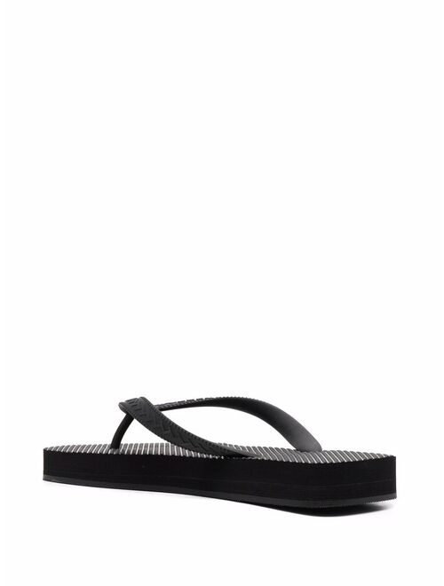 Dsquared2 logo-print flip flops