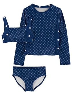 Girls' Three-Piece Swimsuit