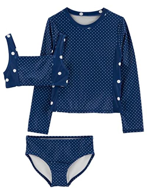 OshKosh B'Gosh Girls' Three-Piece Swimsuit