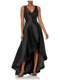 Sleeveless V-Neck Gown with High-Low Design Womens Formal Dresses for Special Occasions