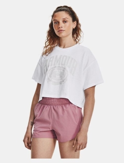 Women's UA Boxy Crop Graphic Short Sleeve