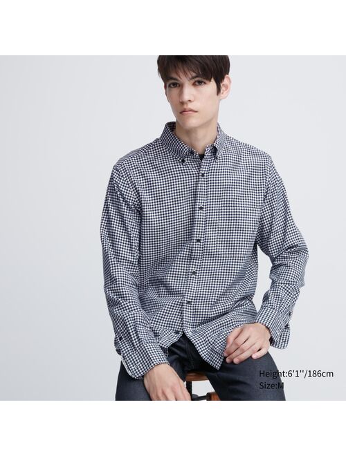 Uniqlo Flannel Checked Long-Sleeve Shirt