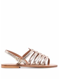 K. Jacques open-toe leather sandals