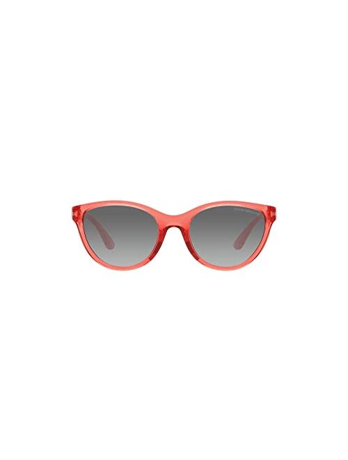 Emporio Armani Girls' Ek4003f Low Bridge Fit Cat Eye Sunglasses