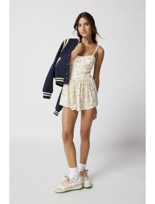 Urban Outfitters UO Raleigh Floral Romper