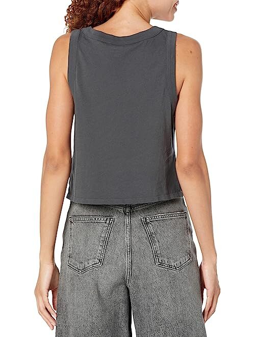 Madewell Softfade Cotton Boxy-Crop Tank