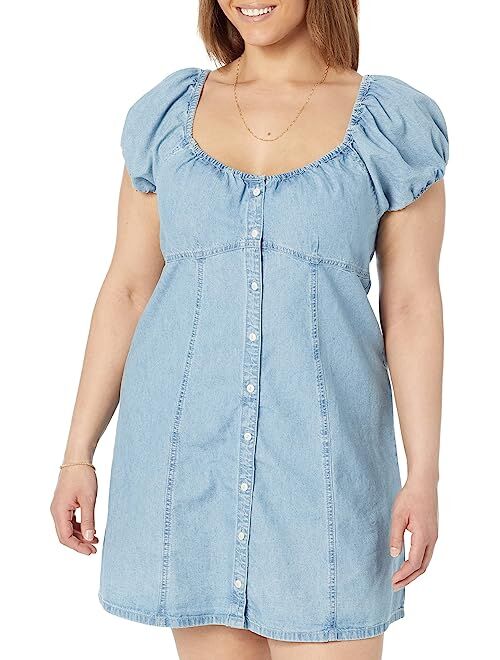 Madewell Blake Cap Sleeve Button-Down Retro Mini Dress