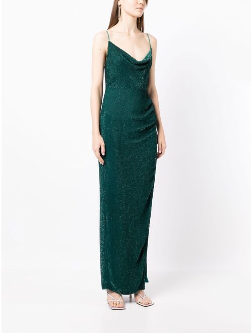 Retrofete Katya sequin-embellished gown