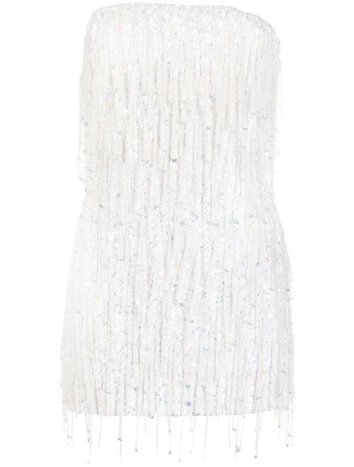 Retrofete Heather sequined strapless minidress