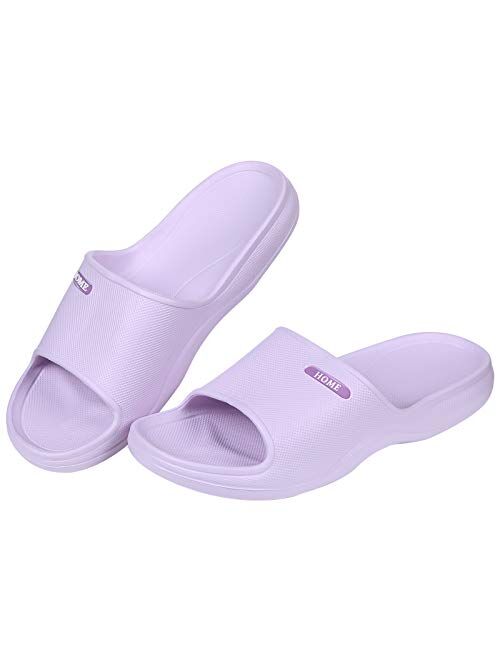 Litfun Soft Shower Shoes Slides for Women Men Lightweight Pillow Sandals Pool Bathroom Slippers