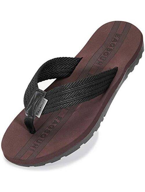 Eagsouni Men's Women's Flip Flops Casual Comfort Thong Sandals Non-Slip Slippers for Beach