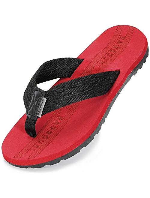 Eagsouni Men's Women's Flip Flops Casual Comfort Thong Sandals Non-Slip Slippers for Beach