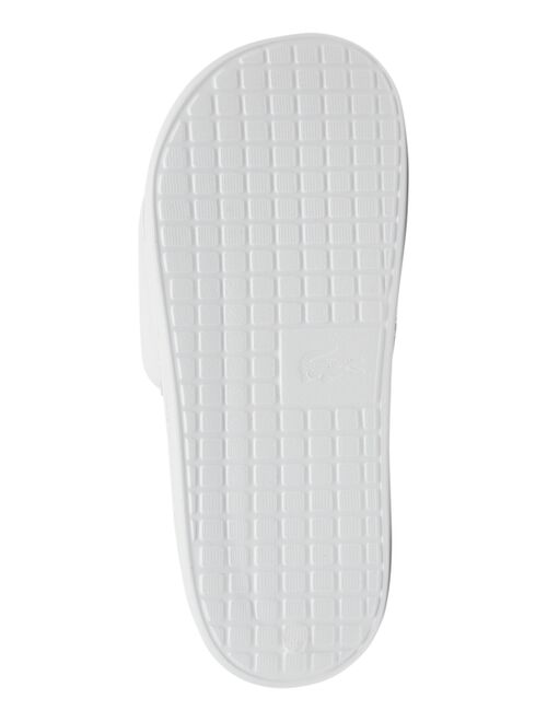 Lacoste Women's Croco 1.0 Synthetic Slide Sandals from Finish Line