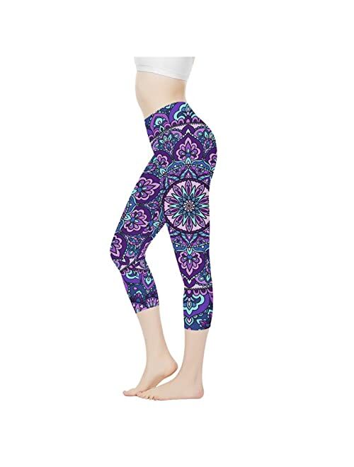 AFPANQZ Leggings for Women High Waist Work Out Yoga Pants Tight Mid Length Seamless Legging Butt Lift XS-3X Sports Wear