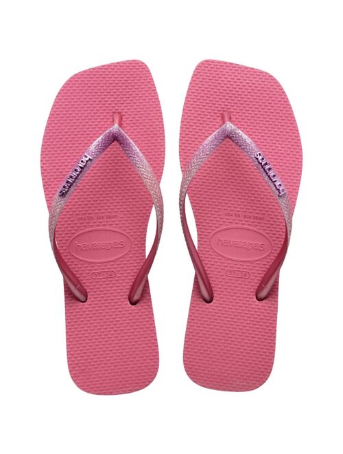 Havaianas Women's Slim Square Glitter Sandals