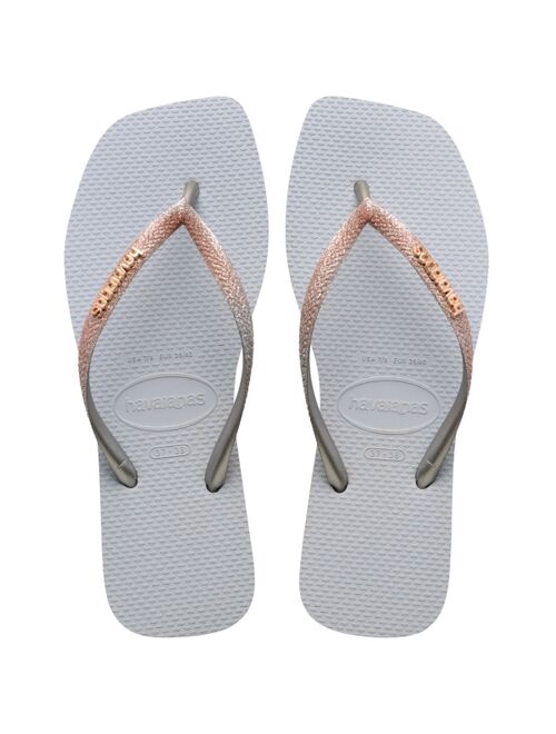 Havaianas Women's Slim Square Glitter Sandals