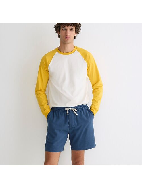 J.Crew 6'' lightweight french terry dock short