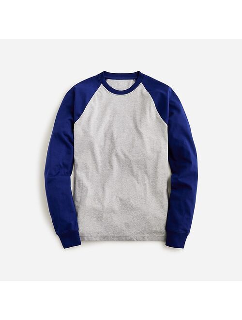 J.Crew Long-sleeve baseball T-shirt jersey