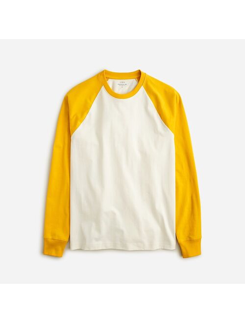 J.Crew Long-sleeve baseball T-shirt jersey