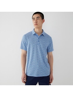 Performance polo shirt with COOLMAX in print