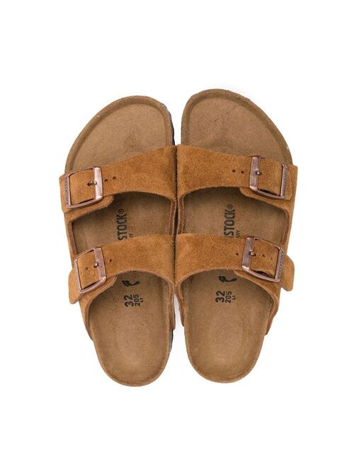 Birkenstock Kids Arizona suede sandals