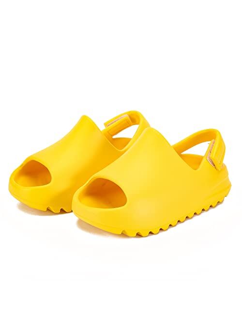 Guwada Toddler Little Kids Slides Sandals, Kid Summer Slip On Slides Sandals, Beach Pool Anti-slip Water Shoes, Indoor Outdoor Lightweight Slippers Sandals for Boys and G