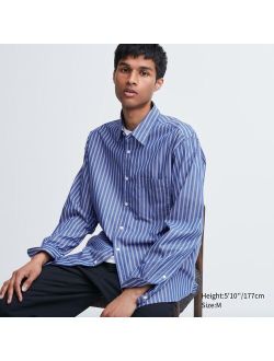 Extra Fine Cotton Broadcloth Long-Sleeve Shirt