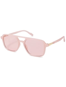 Trendy Retro Aviator Sunglasses for Women and Men