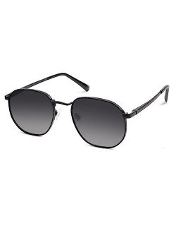 Square Sunglasses for Men Women Classic Trendy Vintage Retro Style