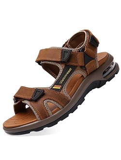 visionreast Mens Athletic Sandals Open Toe Hiking Outdoor Non-slip Sandals Air Cushion Sport Casual Beach Sandals