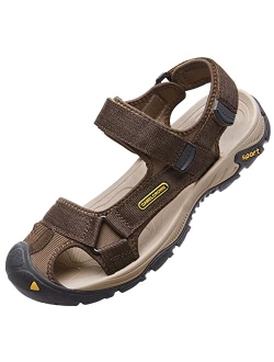 CAMEL CROWN Men's Waterproof Hiking Sandals Closed Toe Water Shoes Athletic Sport Sandals for Summer Outdoor Beach Wading Boat