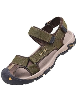 CAMEL CROWN Men's Waterproof Hiking Sandals Closed Toe Water Shoes Athletic Sport Sandals for Summer Outdoor Beach Wading Boat