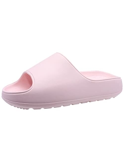 Beslip Platform Slide Sandals for Women Men Lightweight Open Toe Shower Shoes