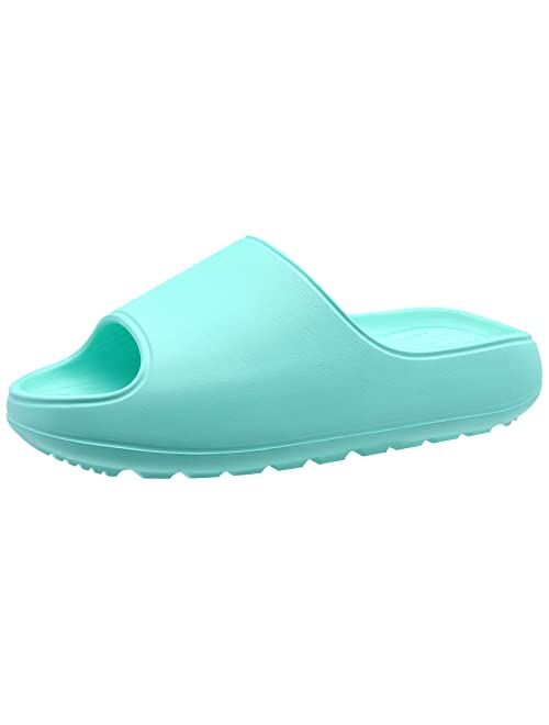 Beslip Platform Slide Sandals for Women Men Lightweight Open Toe Shower Shoes