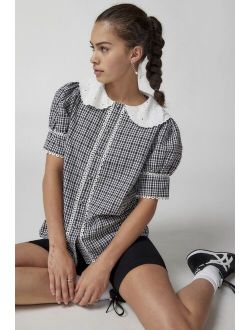 Candia Check Blouse