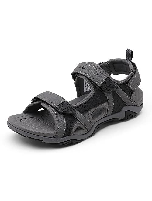 DREAM PAIRS Men's Sandals Hiking Water Beach Sport Outdoor Athletic Arch Support Summer Sandals