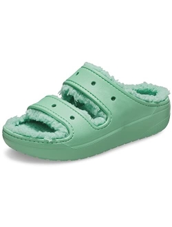 Unisex-Adult Classic Cozzzy Platform Sandals | Fuzzy Slippers Slide