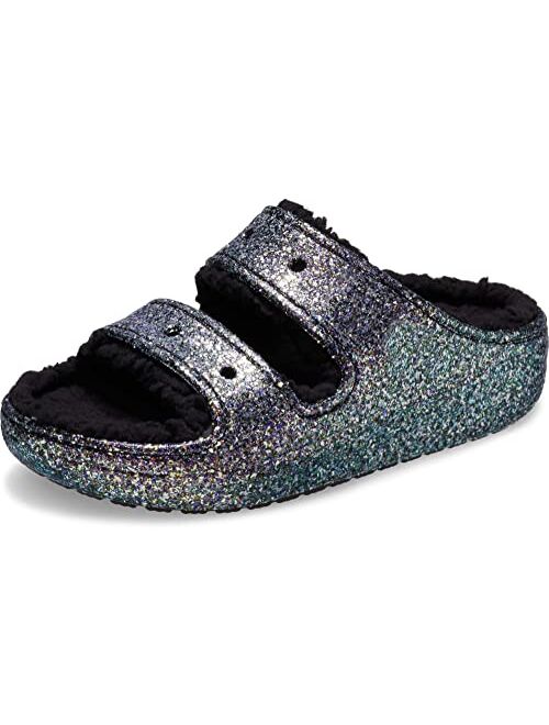 Crocs Unisex-Adult Classic Cozzzy Platform Sandals | Fuzzy Slippers Slide