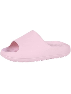 Leisurely Pace Cloud Slides for Women Men Squishy Pillow Sandals Lightweight Shower Shoes Summer Slippers with Comfort