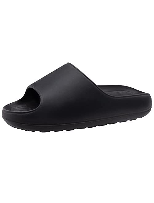 Leisurely Pace Cloud Slides for Women Men Squishy Pillow Sandals Lightweight Shower Shoes Summer Slippers with Comfort