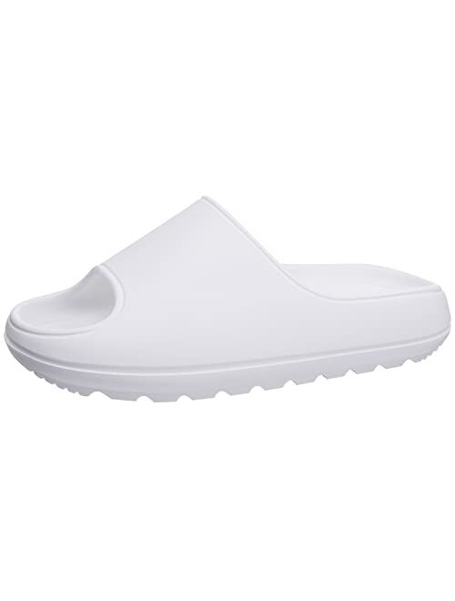 Leisurely Pace Cloud Slides for Women Men Squishy Pillow Sandals Lightweight Shower Shoes Summer Slippers with Comfort