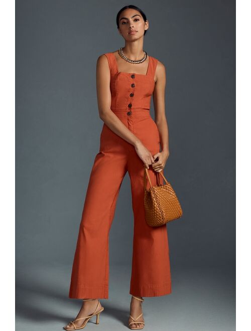 The Portside Button-Front Jumpsuit by Maeve